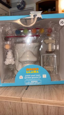 Paint your own garden gnome kit
