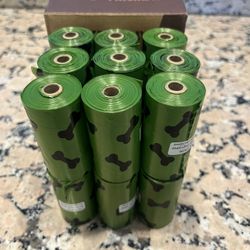 Eco Friendly Biodegradable Dog Poo Waste Bags 18 Rolls - 270 Bags