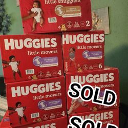 Huggies/$25 Each (Cada Caja)