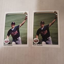 1990 Upper Deck Mark Guthrie Error Card 