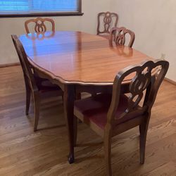 Antique Cherrywood Dining Room Set