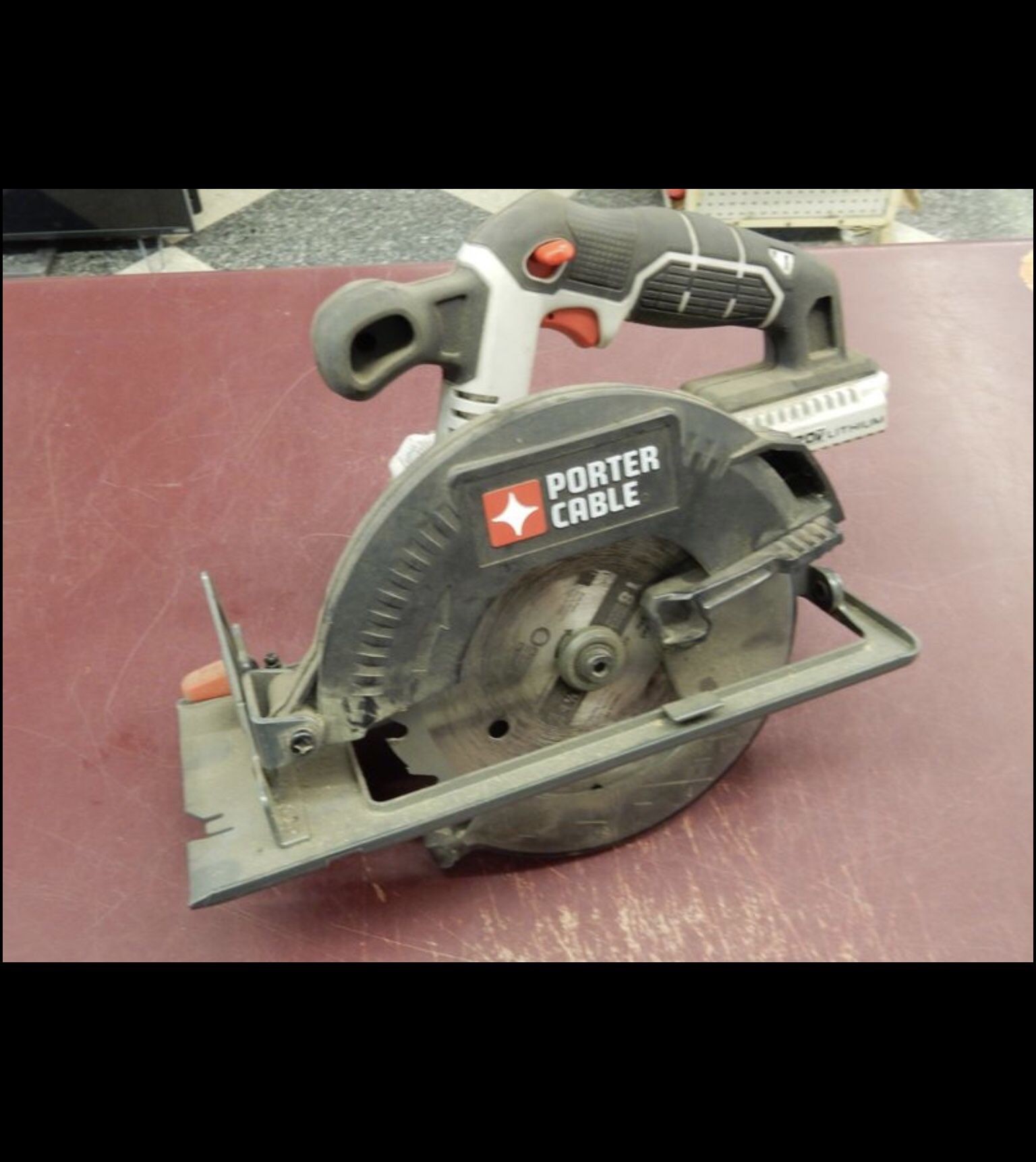 PORTER CABLE 20V CORDLESS CIRCULAR SAW 6-1/2" **TOOL ONLY** LITHIUM PCC660