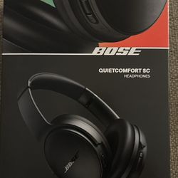 Bose QuietComfort SC Wireless Bluetooth Noise Cancelling Headphones Black Brand New In Sealed Box