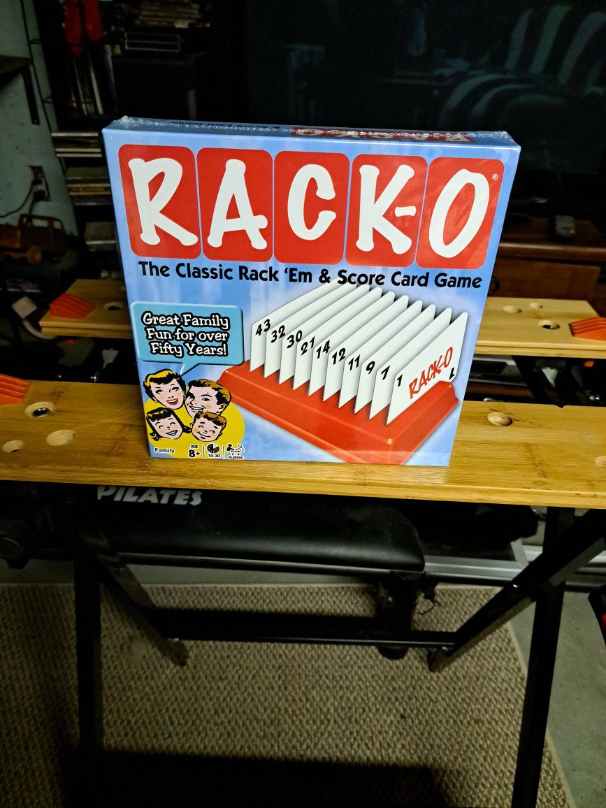 Rack-o Classic Game  Seal-package
