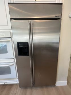 GE Monogram 42” side-by-side built-in refrigerator