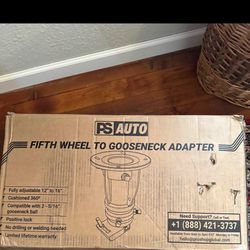 Fifth Wheel To Gooseneck Adapter 