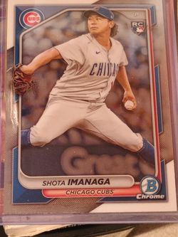 Shota Imanaga Bowman Chrome Rookie Card