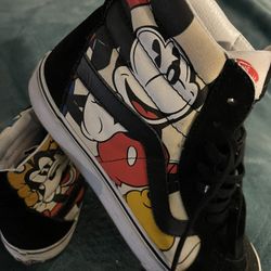 Mickey Vans Size Men 9-women 10.5