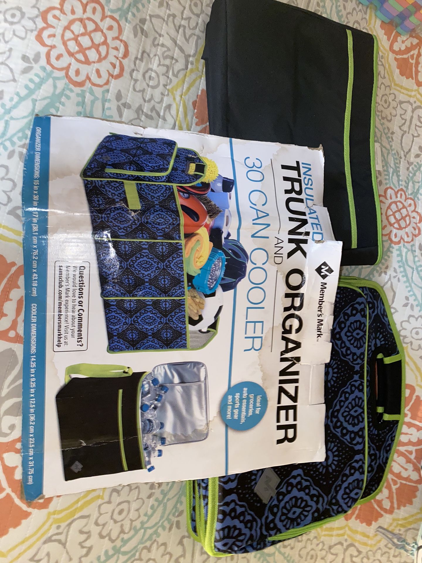 New Insulated Trunk Organizer and 30-Can Cooler 