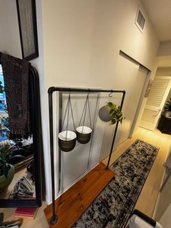Rustic Garment / plant hanger