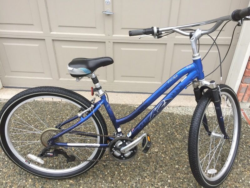 K2 T:9 Myste 21 Speed women’s bike designed by women for women. Fits riders 5’3”-5’6”. Like new