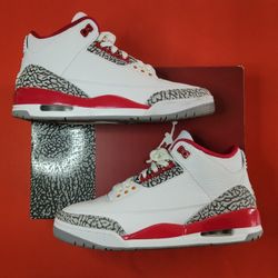 Jordan 3 Cardinal Red