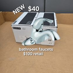 New Delta Bathroom Faucets $100 Retail Each , my price only $40 each
