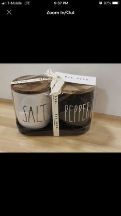 Rae Dunn Salt and Pepper Cellars