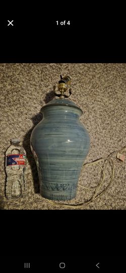 Partially broken lamp