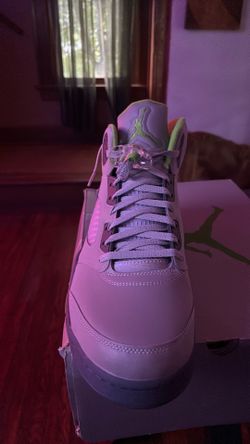 Jordan 5 green bean size 15
