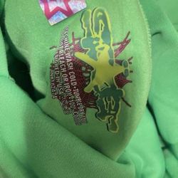 Green spider hoodie for 65