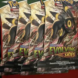 Pokemon Sword And Shield Evolving Skies Sleeved Booster Pack