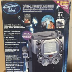 American Idol Karaoke Machine Model A18315 C + Microphone New In Box🔴Read Description Below🔴