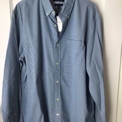 Banana Republic Men’s blue Cotton Shirt, Camden fit XL