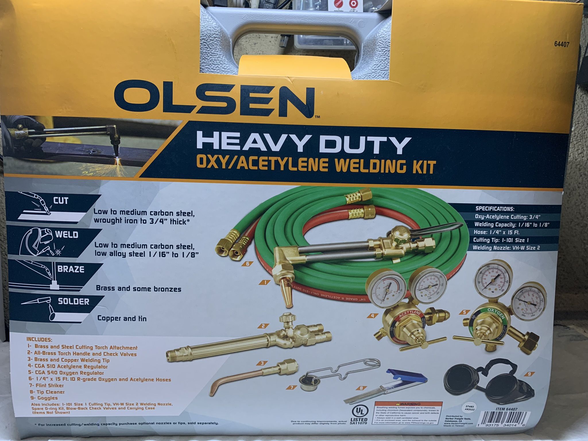 Olsen Heavy Duty Oxy/acetylene Welding Kit informacionpublica.svet.gob.gt