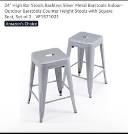 Metal Barstools Stackable