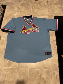 Vintage St.Louis Cardinals Majestic Throwback Jersey SZ 4XL Blue