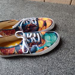 Vans  X MOCA Authentic Judy Baca Canvas Sneakers Limited-Edition 2021 Mens Size 13 New