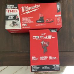 Brand New Milwaukee Authentic M12 3/8 Stubby Combo Or Best Offer
