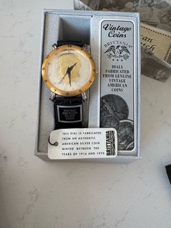 Vintage American silvercoin watch