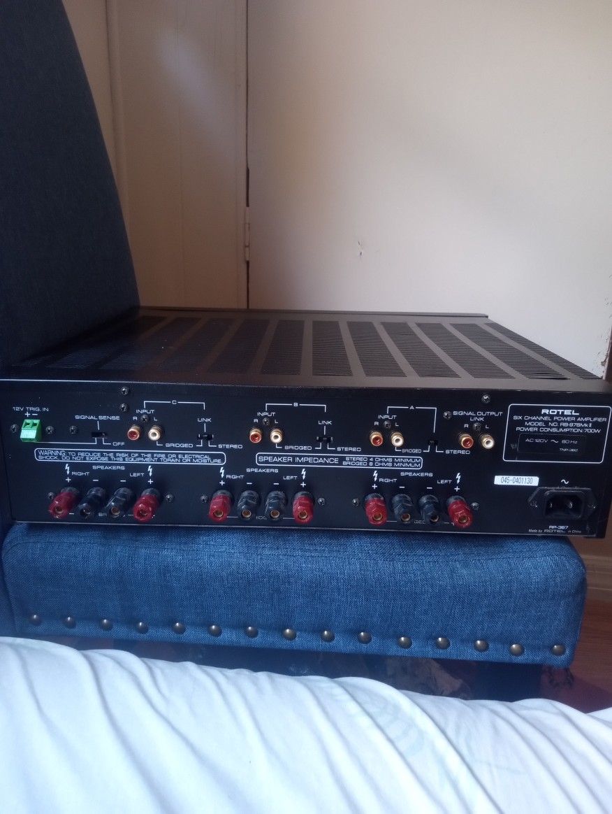 Rotel 6 Channel Amplifier