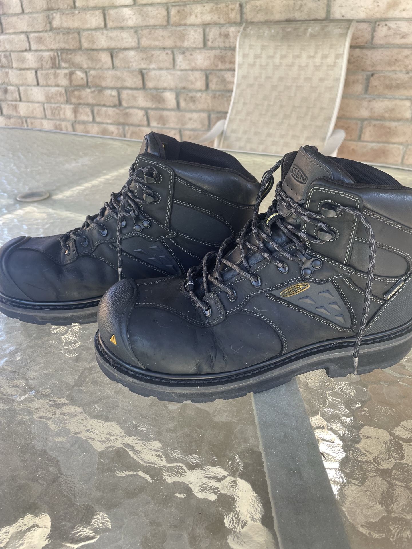 Keen utility 6” waterproof safety toe work boots