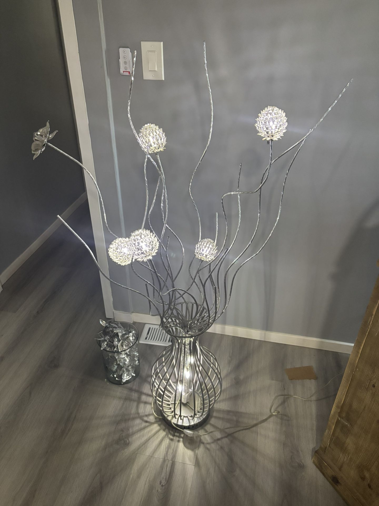 Adorno Floral De Luces 