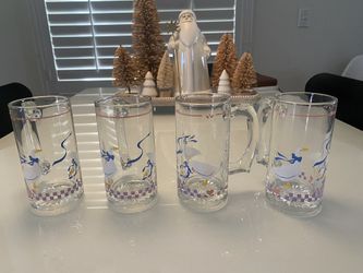 New Vintage Goose/ Duck Tall Glass Mug