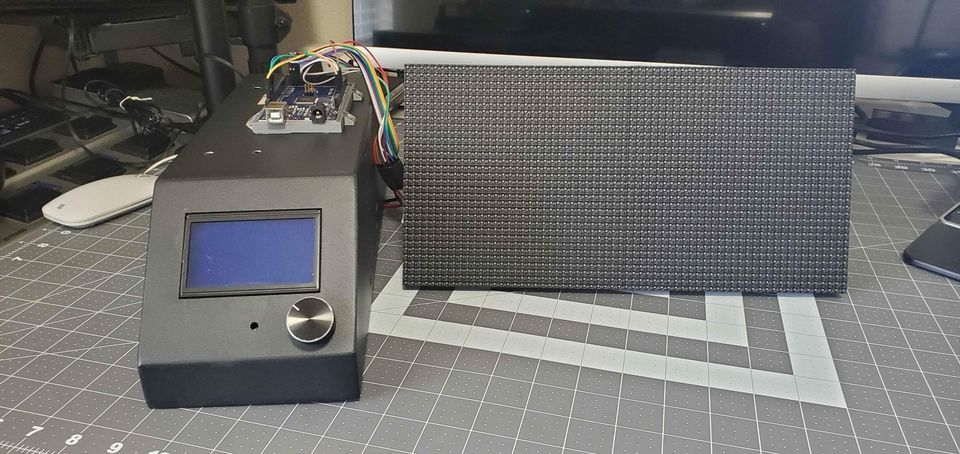 Arduino MEGA + RGB Panel