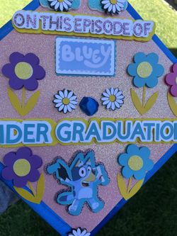 Bluey Kindergarten Graduation Cap