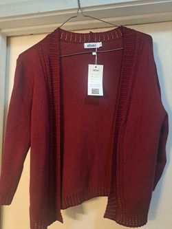 Ladies Size L Open Cardigan Shrug Sweater 