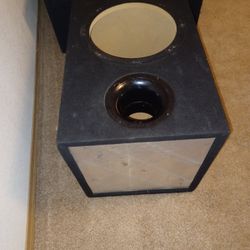 Single 12inch Subwoofer Box With Metal Sides