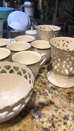Lenox tea cup and others