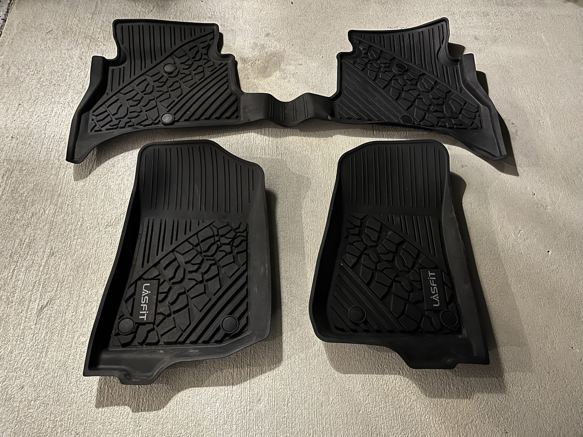 2022 Jeep Wrangler 4XE Lasfit Weather Mats