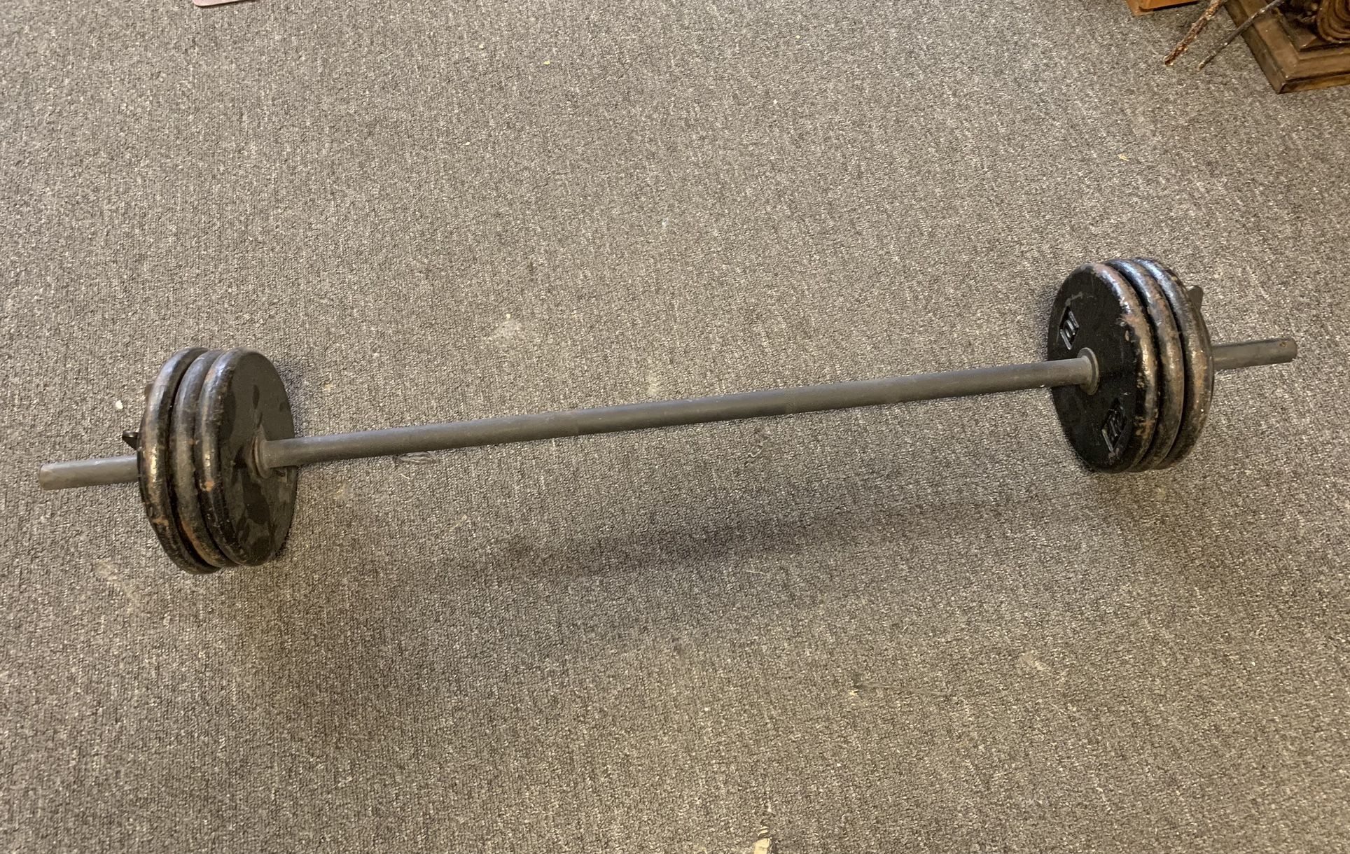Weight Bar w/ 70 lbs in plates