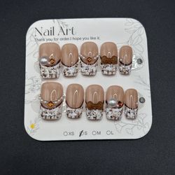 Press On Nails Size S Reusable Handmade
