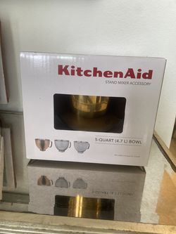 Kitchenaid Stand mixer bowl Gold