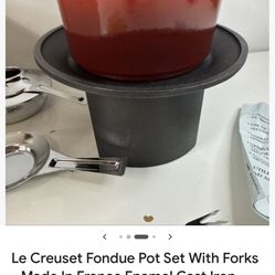 Le Creuset Fondues 