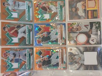 NBA NFL And MLB Relic Cards And Couple Auto Cards