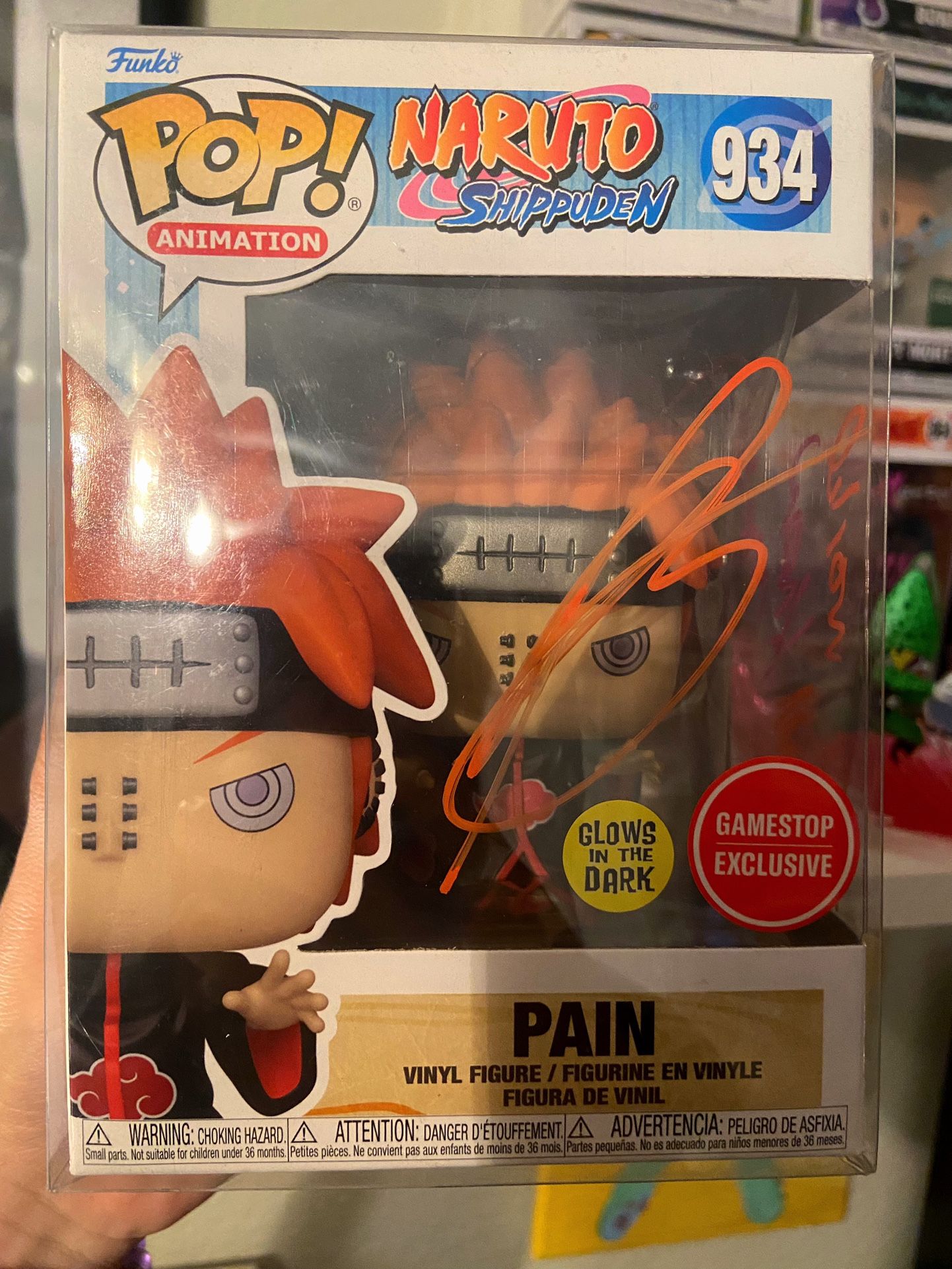 Pain Funko Signed By Voice Actor Troy Baker