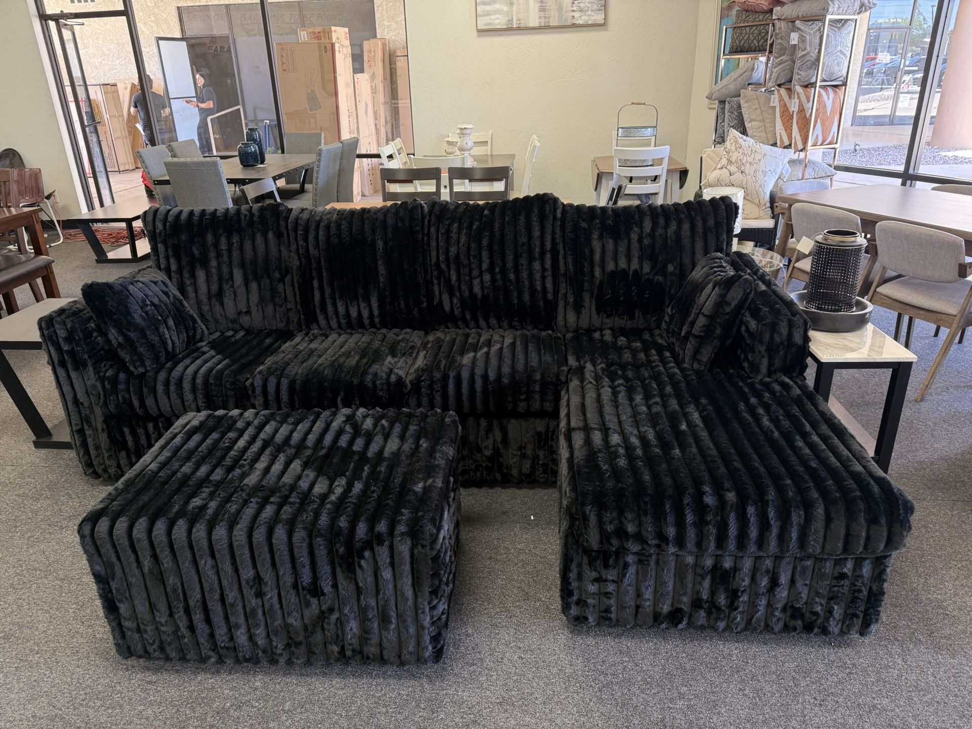 Sectional And Ottoman