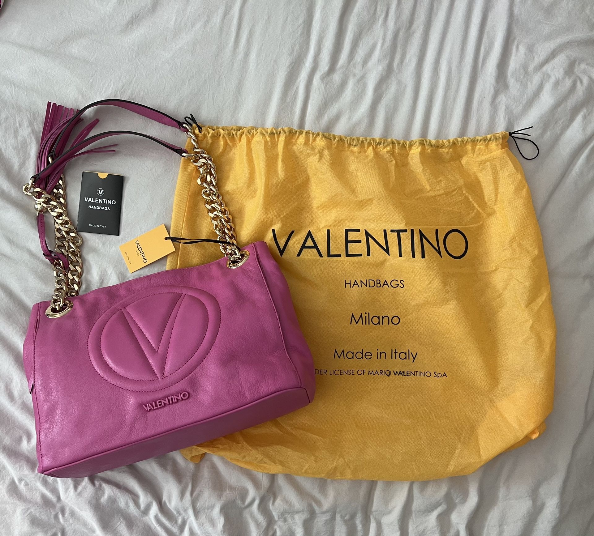 Pink Valentino Leather Purse - New W Tags