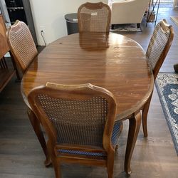 Small oval wood dining table $55 obo