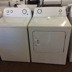 Amana Washer And Electric Dryer Set 